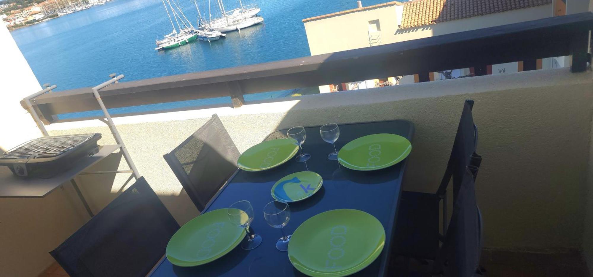 Studio Meuble Cap D Agde Avec Tres Belle Vue Sur Le Port ภายนอก รูปภาพ