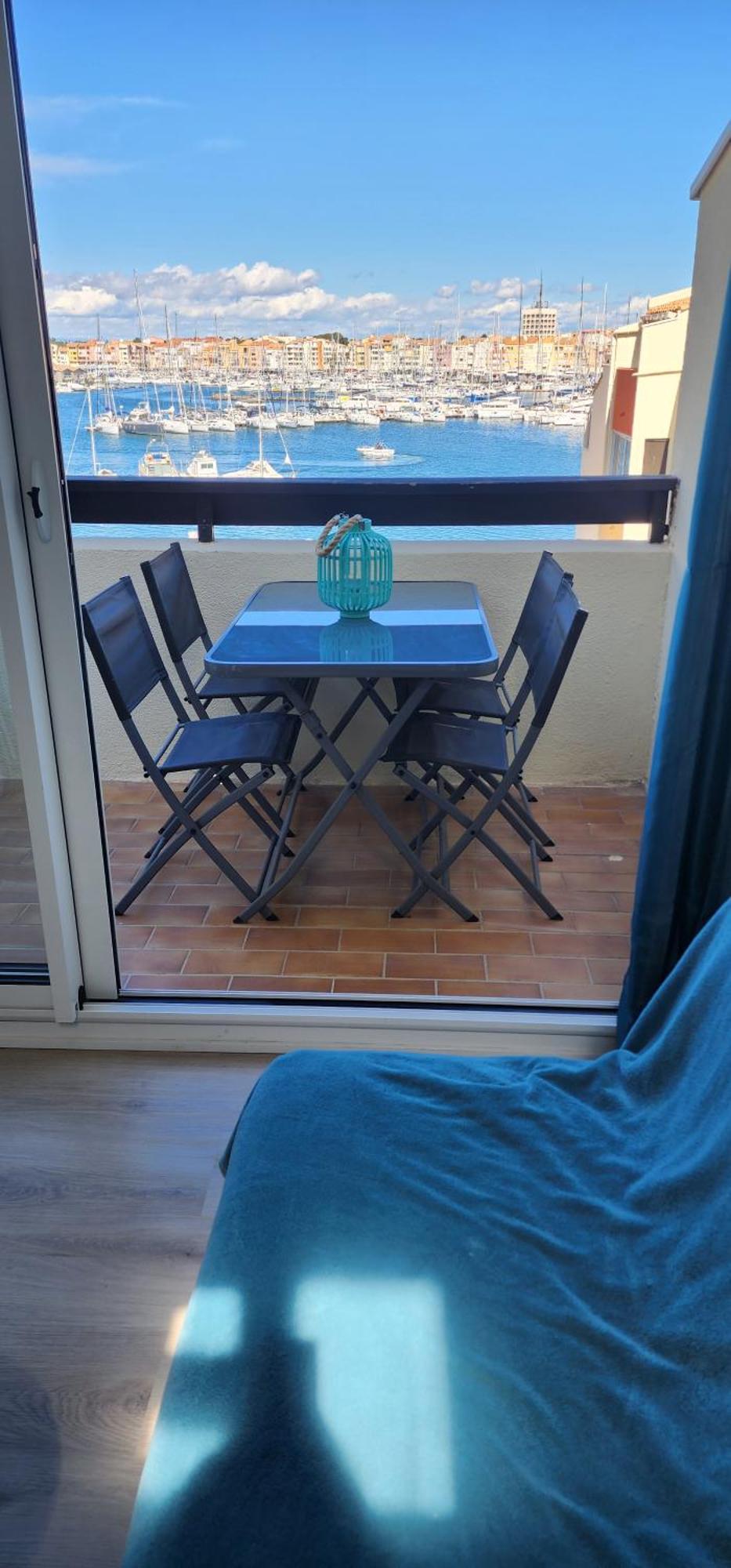 Studio Meuble Cap D Agde Avec Tres Belle Vue Sur Le Port ภายนอก รูปภาพ